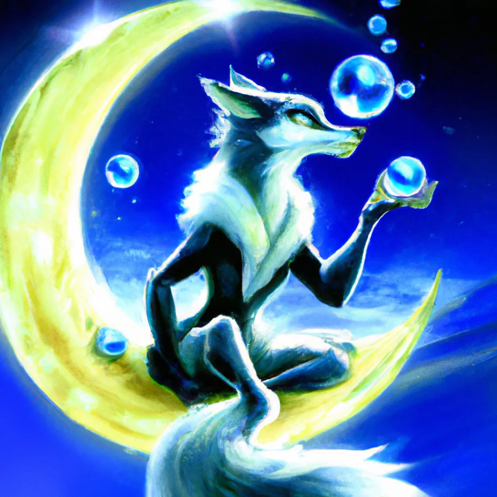 A White Wolf Fursona Goddess Wearing A Dark Blue Rob OpenArt a-white-wolf-fursona-goddess-wearing-a-dark-blue-rob-openart