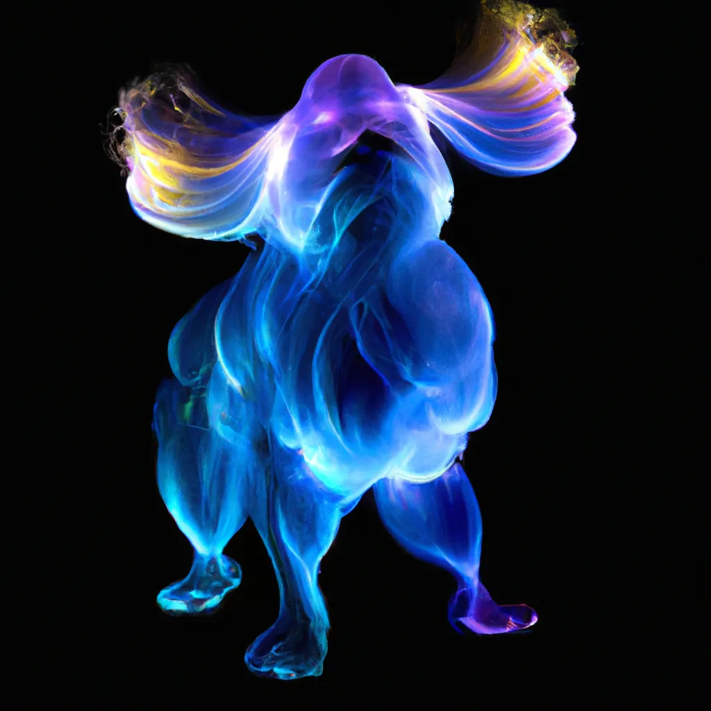 Prompt: Curvaceous Light beings | a cute furry dog as light bending cute angel covered in halogenic streaks of light in the style of Hieronymous Bosch, Bruce Pennington, Dali, Munch, Escher, Klarwein, Yamamoto, Hattori, Leyendecker, Mullins, Magritte, Giger| bioluminescent opalescent iridescent mermaid  | dark background | ultra sharp focus | 3d octane render artstation trending 8k unreal engine | Avatar movie| Disney Pixar Dreamworks 