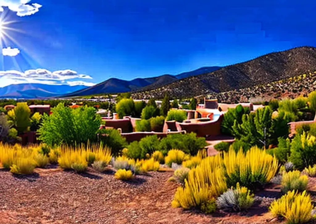 Prompt: long shot scenic professional photograph of {taos Indian Pueblo}, perfect viewpoint, highly detailed, wide-angle lens, hyper realistic, with dramatic sky, polarizing filter, natural lighting, vivid colors, everything in sharp focus, HDR, UHD, 64K