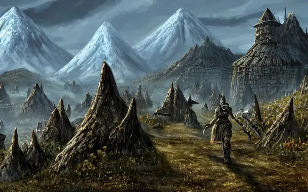 landscape, video games, elder scrolls, morrowind, bl... | OpenArt