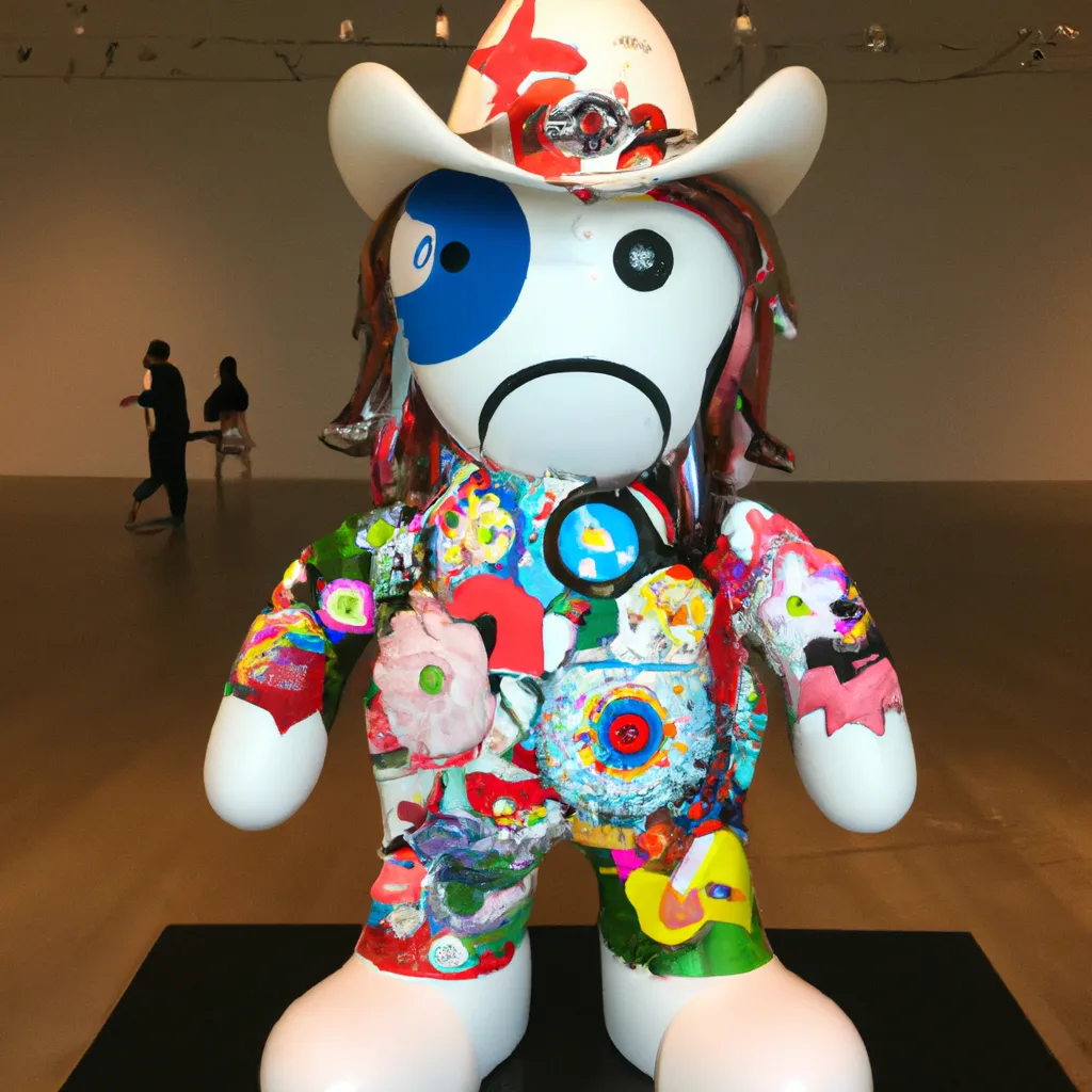 Prompt: Urban Cowboy, by Takashi Murakami 