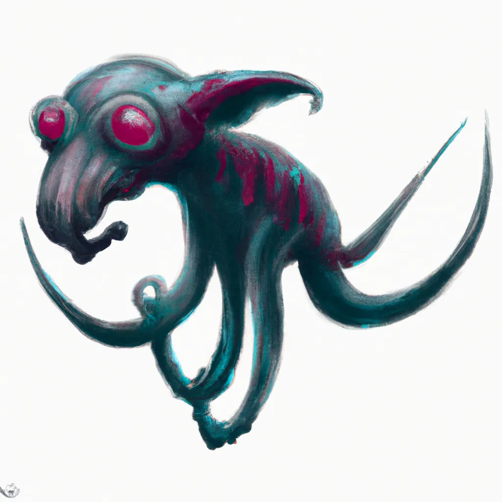 Prompt: zombie dog-like creature, cthulhu, cosmic horror, digital painting, realistic, creature design concept art,