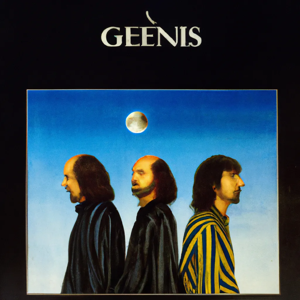 Prompt: genesis album cover