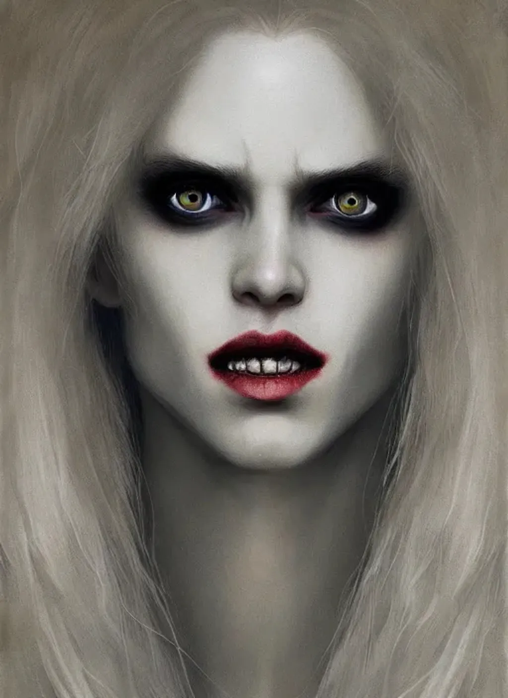 Prompt: Portrait of {the vampire lestat} with {yellow} hair and with cute face, {white background}, perfect composition, hyperrealistic, super detailed, 8k, high quality, trending art, trending on artstation, sharp focus, studio photo, intricate details, highly detailed, by greg rutkowski