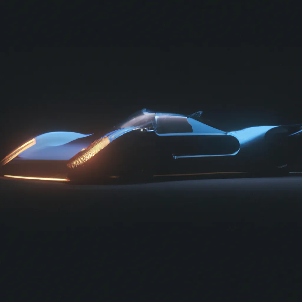 Prompt: 3d hypercar Vintage 