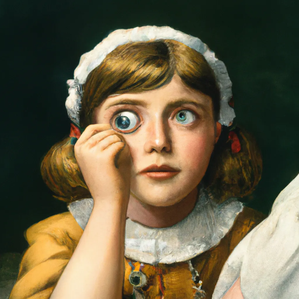 Pie Eyed Girl, 1880, by Norman Rockwell OpenArt
