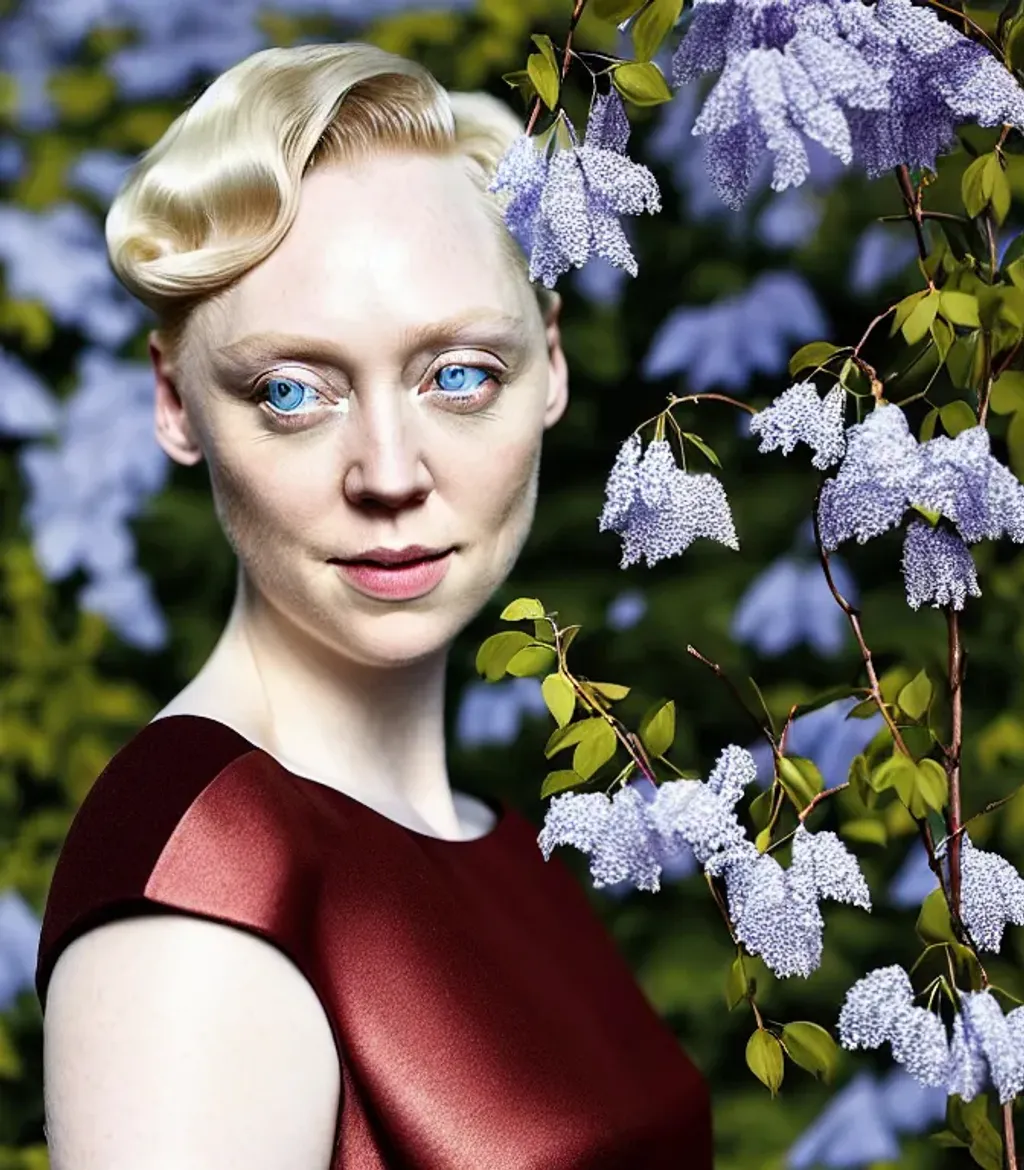 Stunning Photo Of Gwendoline Christie, A Young Woman 