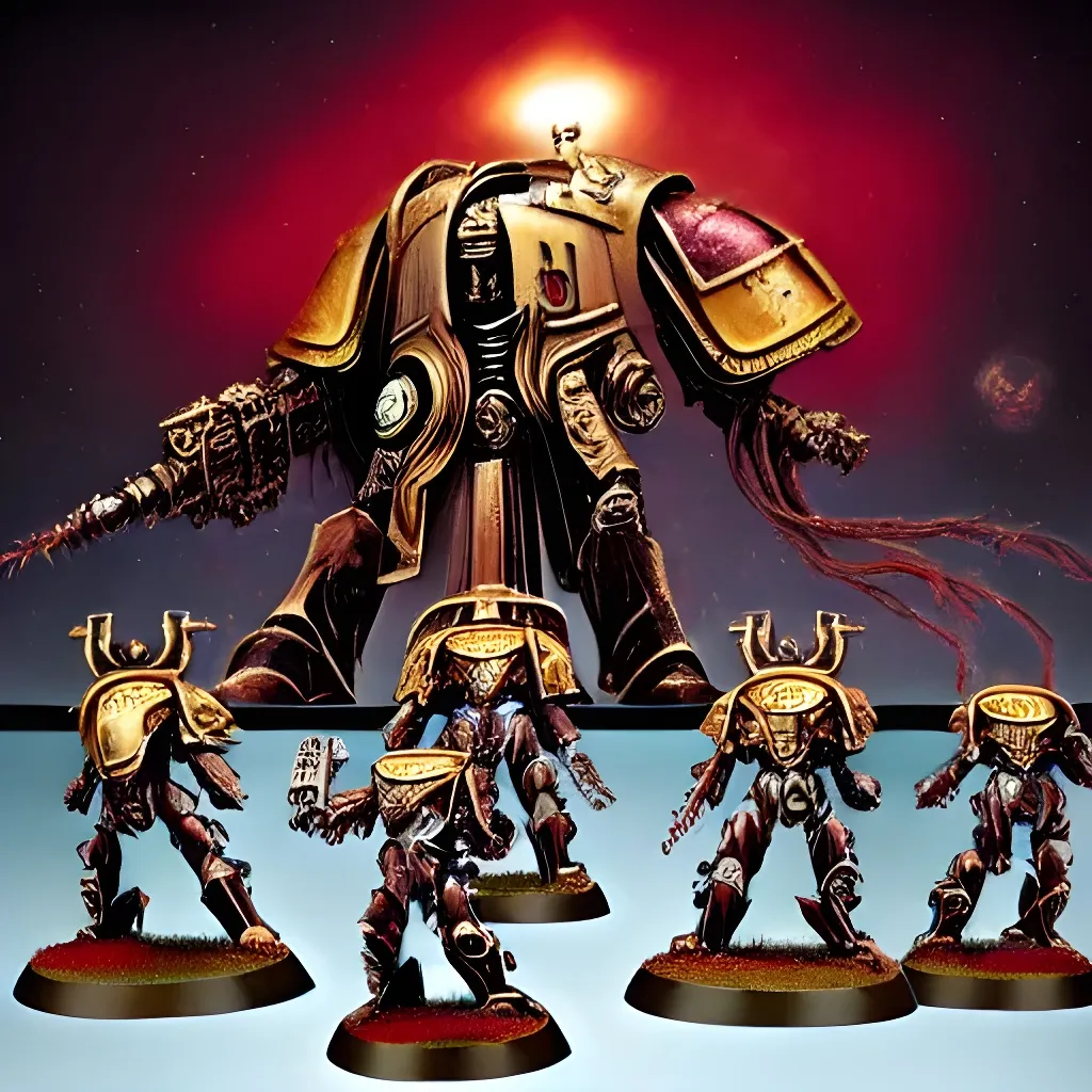 Thousand Sons (Warhammer 40k) at the style of Roger