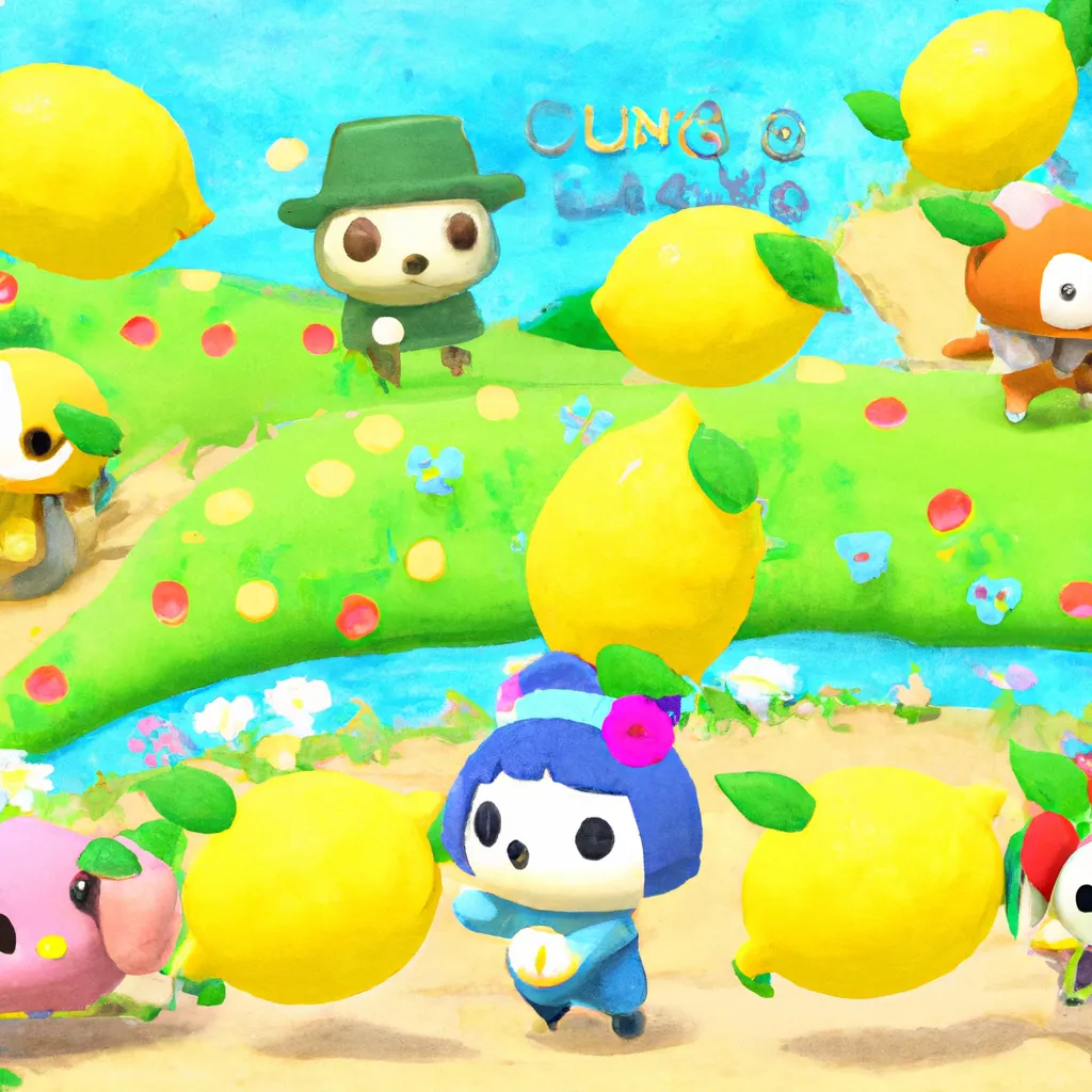 Prompt: Animal crossing lemons