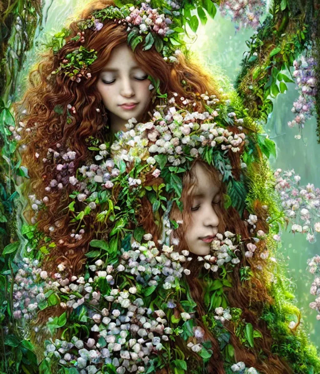 Photorealistic digital painting of a stunningly beau... OpenArt