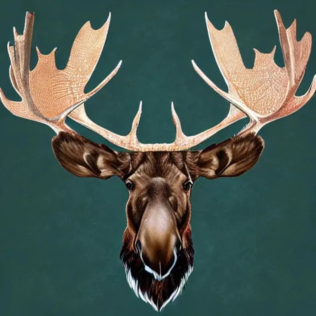 Prompt: moose king