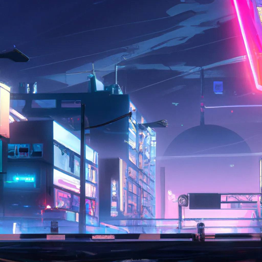 Futuristic synthwave city, by Makoto Shinkai | OpenArt