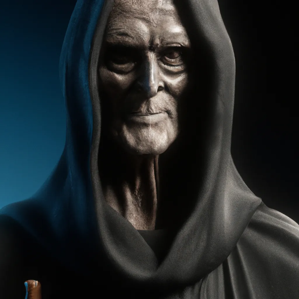 Prompt: HyperRealistic terrifying Grim Reaper, light in Octane Render, High Resolution, Artstation 1