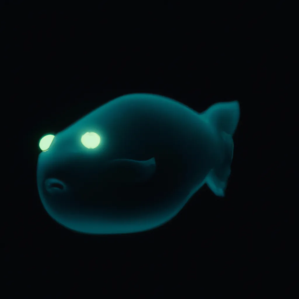 Blob Fish Minion, bioluminescent, sharp focus, cinem... | OpenArt