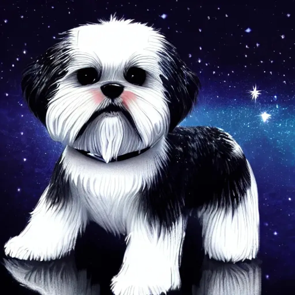 Prompt: Portrait of {dog Shih tzu} with , {night city}, perfect composition, hyperrealistic, super detailed, 8k, high quality, trending art, trending on artstation, sharp focus, studio photo, intricate details, highly detailed