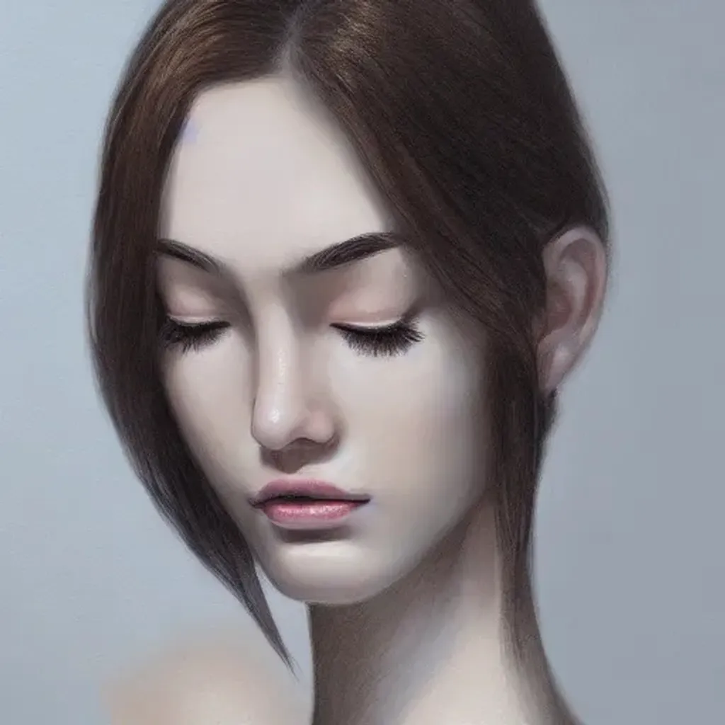 Prompt: full body portrait image of a beautiful girl, slender body, average height, white skin, hazel eyes, sculpted eyebrows, narrow nose, thin face, long hair, beautiful female, detailed Brunette hair, whimsical, atmospheric, dynamic lighting, photo realistic, very beautiful, elegant, highly detailed, digital painting, artstation, concept art, smooth, sharp focus, illustration


