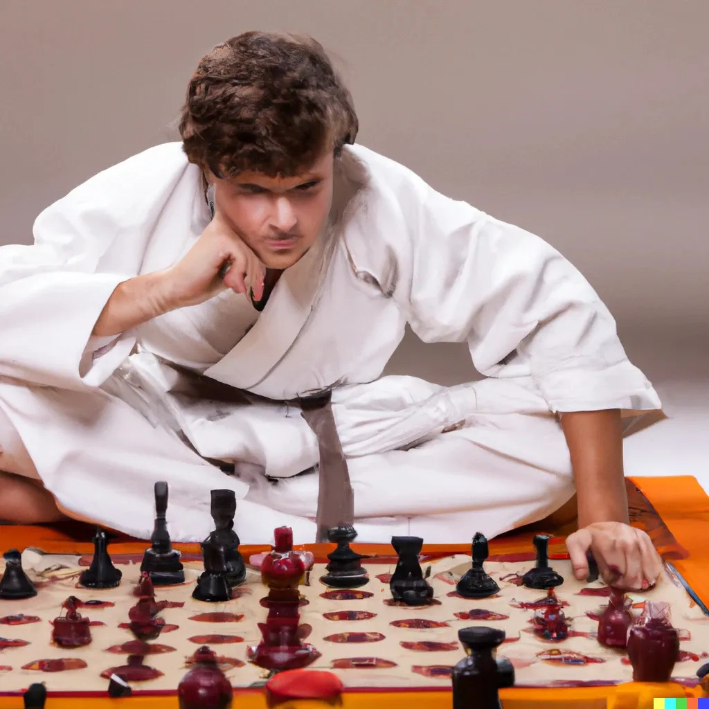 Young Man Playing Game of Chess Online with Friend, Stock Video - Envato  Elements