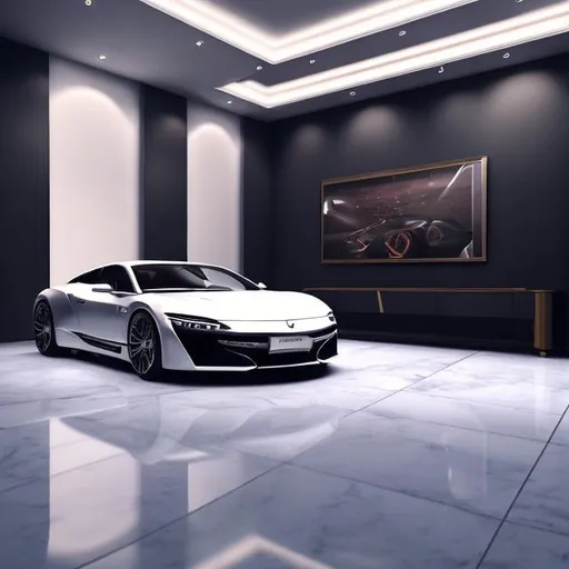 Prompt:  a luxury car in studio, beautiful lightings, aesthetic look, 3d render
