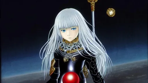 Prompt: griffith with behelit from berserk by yoshitaka amano