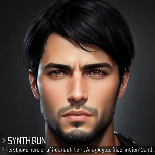 Prompt: photorealistic portrait of a handsome man with black hair with gray eyes, perfect composition, detailed face, realistic, super detailed, 8k, high quality, artstation, sharp focus, studio photo, intricate details, highly detailed, by greg rutkowski