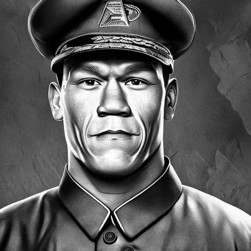 Prompt: John Cena mixed with Mao Zedong
