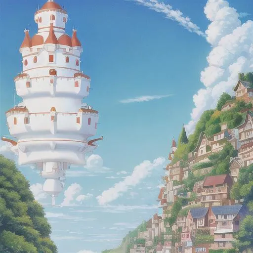 Prompt: ghibli