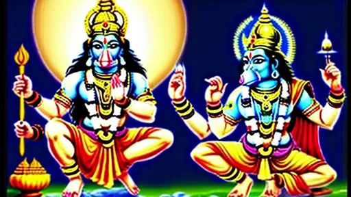 Prompt: according to ramayan how was lord Hanuman 




