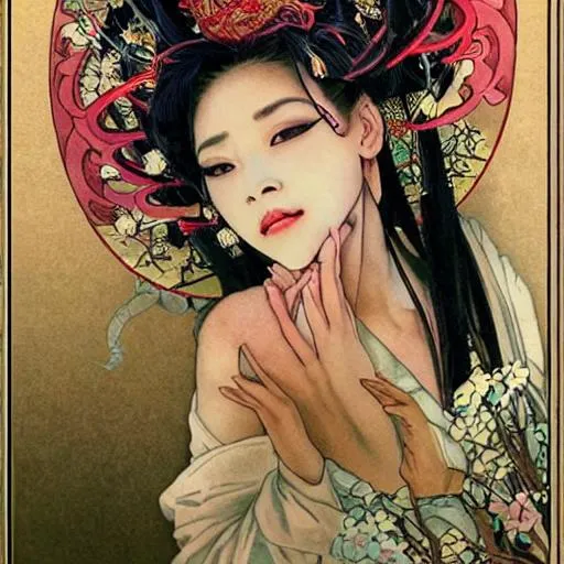 Xianxia novel, (African American) geisha in china wi... | OpenArt