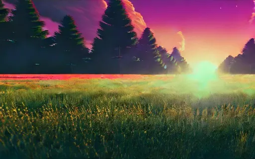 Prompt: bright fields of Elysium 8k