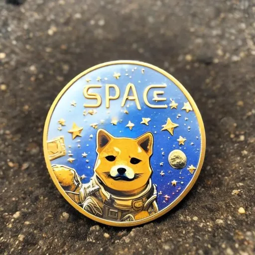 Prompt: space dogecoin, surprise me