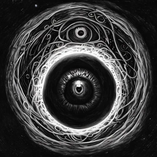 Azathoth, center of universe, chaos, darkness, cold,... | OpenArt