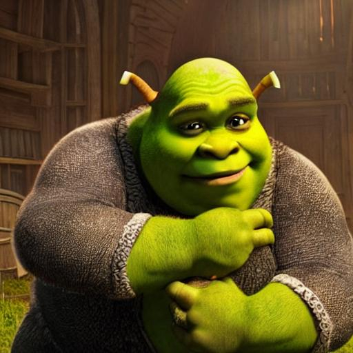 promo image of shrek and donkey | OpenArt