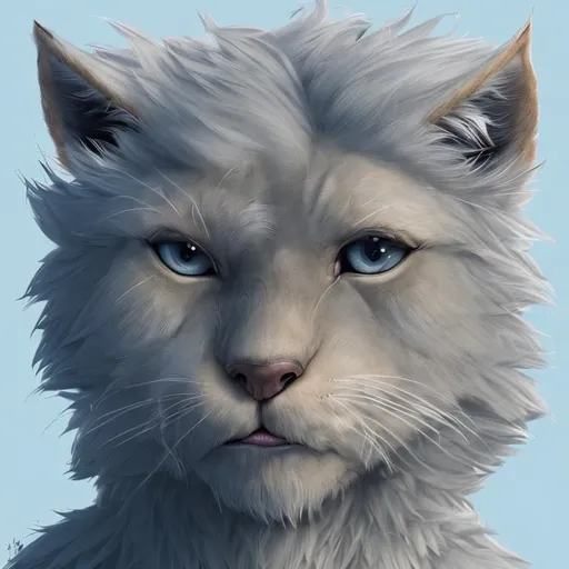 Prompt: character concept art of a cute young male anthropomorphic fluffy liger furry | | cute - fine - face, pretty face, key visual, realistic shaded perfect face, fine details by stanley artgerm lau