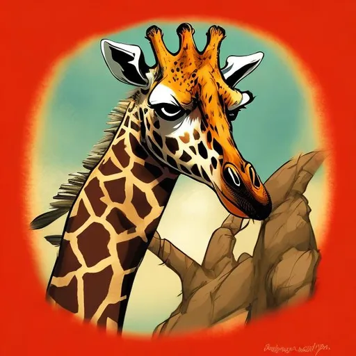 Prompt: giraffe ninja
