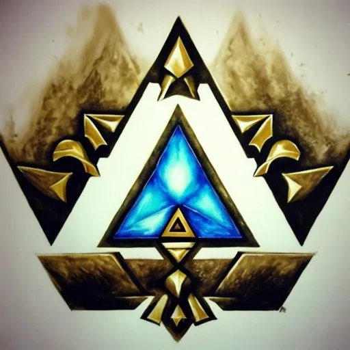 Prompt: triforce from the legend of zelda tears of the kingdom