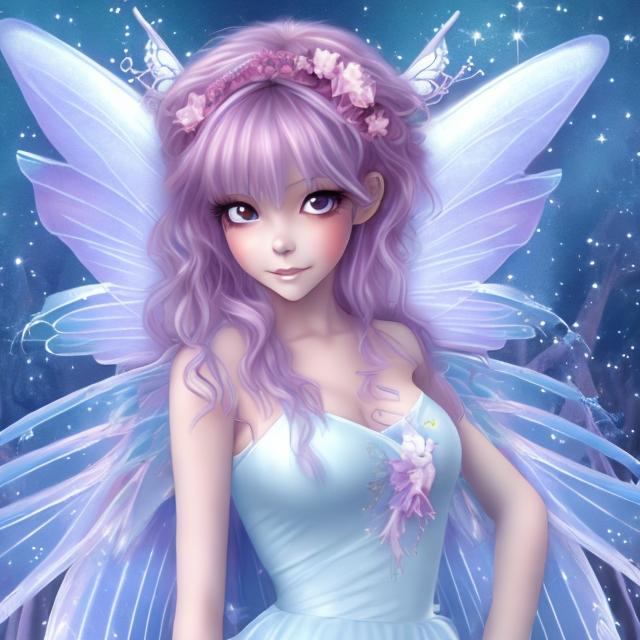 Fairy Anime Girl Fantasy Wings 4K Wallpaper #148-demhanvico.com.vn