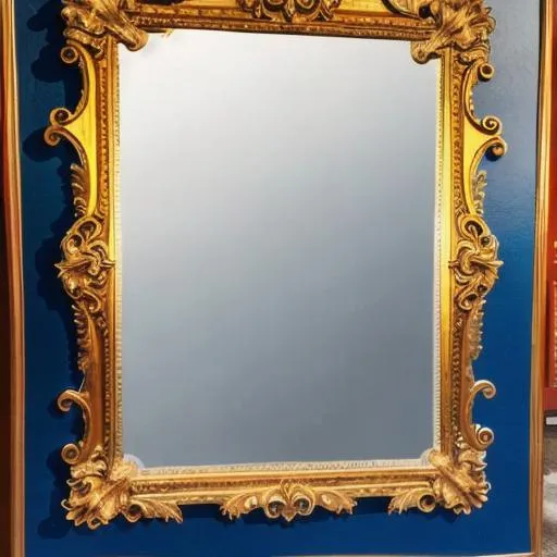 Prompt: The magic mirror from snow white