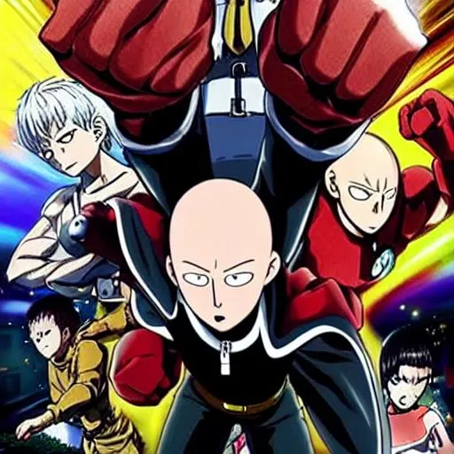 Prompt: one punch man
