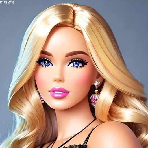 Prompt:  Barbie doll