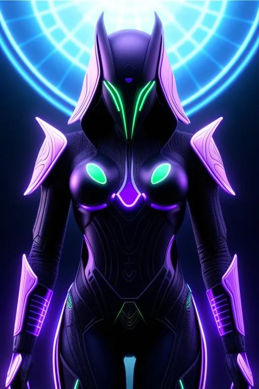 Prompt: Blacklight [detailed tall humanoid alien]  highly detailed, hyper detailed, beautiful, high resolution, 
