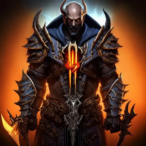 Prompt: diablo 4 profile pic