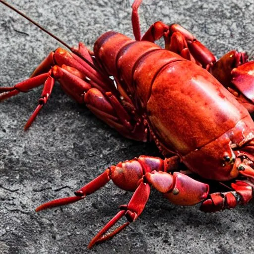 Prompt: Euthanized Lobster