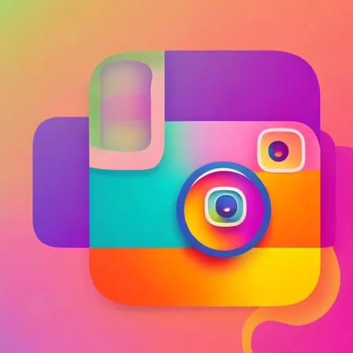 Prompt: colorful remarkable simple background design for instagram
