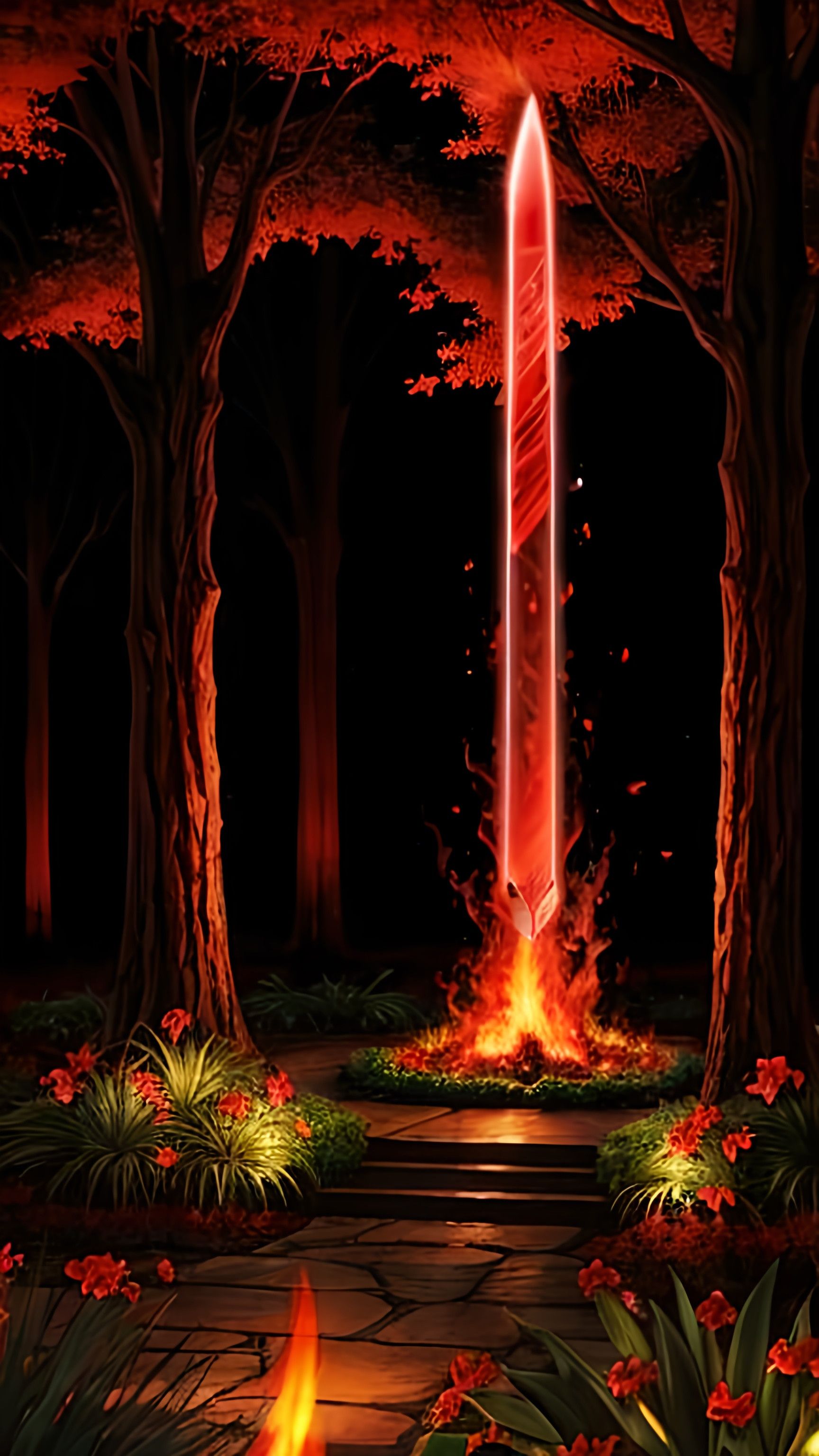 Flaming Sword of Eden | OpenArt