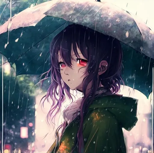 21 HD Images of Anime Girls and Boys Standing in the Rain ( Bonus 10  Exclusive Photos Watermark-Free) - Payhip