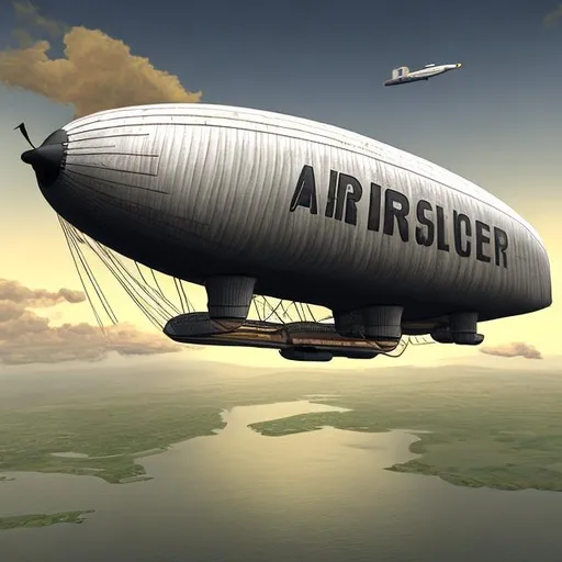 Prompt: airship