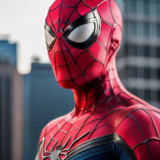 Prompt: RAW photo, photorealistic Spiderman, (high detailed skin:1.2), 8k uhd, dslr, soft lighting, high quality, film grain, Fujifilm XT3