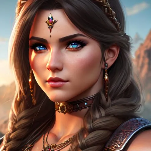 Prompt: extremely realistic, hyperdetailed, barbarian girl, extremely muscular, RPG, D&D, highly detailed face, highly detailed eyes, full body, whole body visible, full character visible, soft lighting, high definition, ultra realistic, unreal engine 5, 8K, digital art