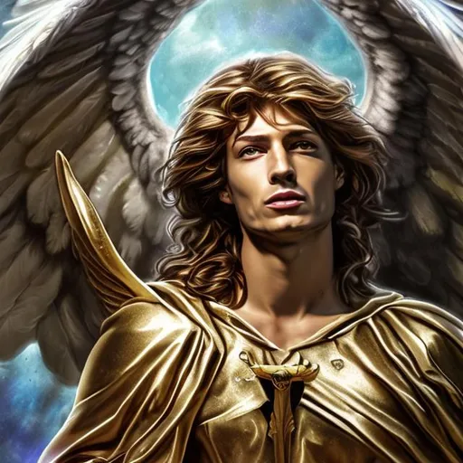 Prompt: i am archangel michael in photorealistic style