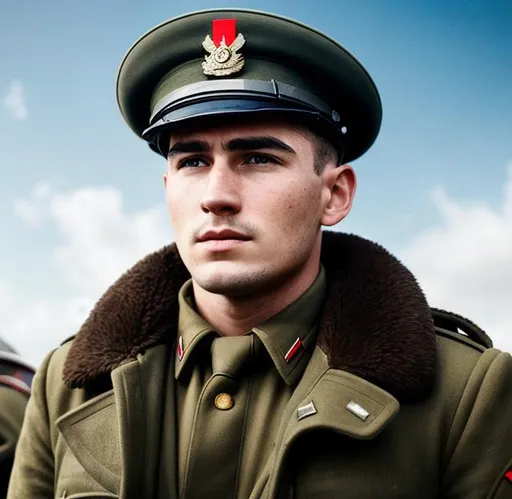 Prompt: hyperrealic detailed image, world war 2 soldier, 4k UHD photo, 